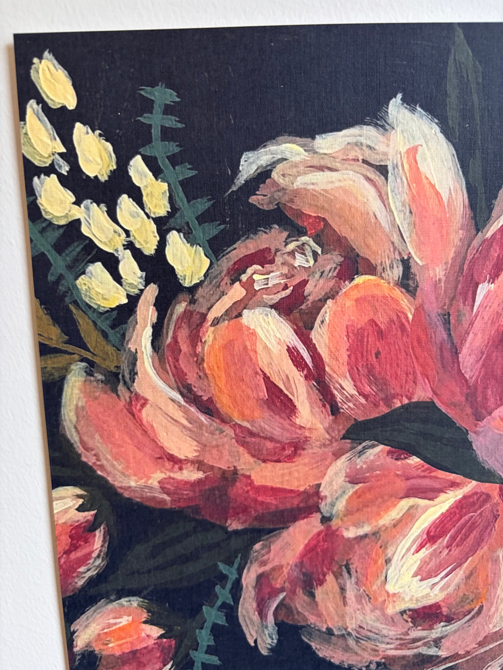 Peachy Blooms ~ Print
