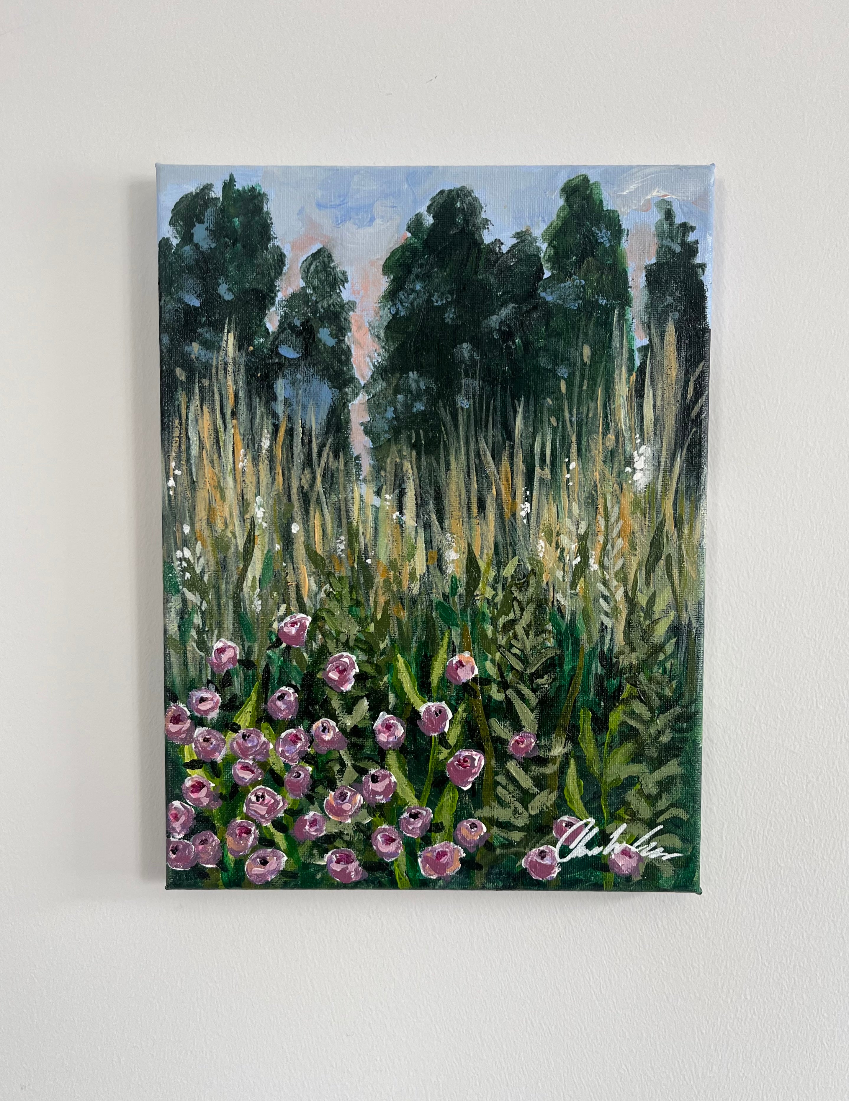 The Backyard ~Original Painting