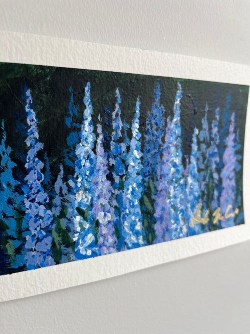Delphinium ~ Original Painting