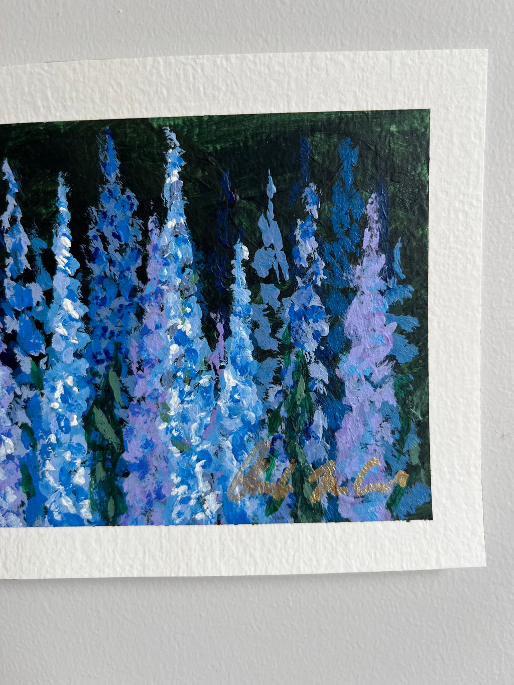 Delphinium ~ Original Painting