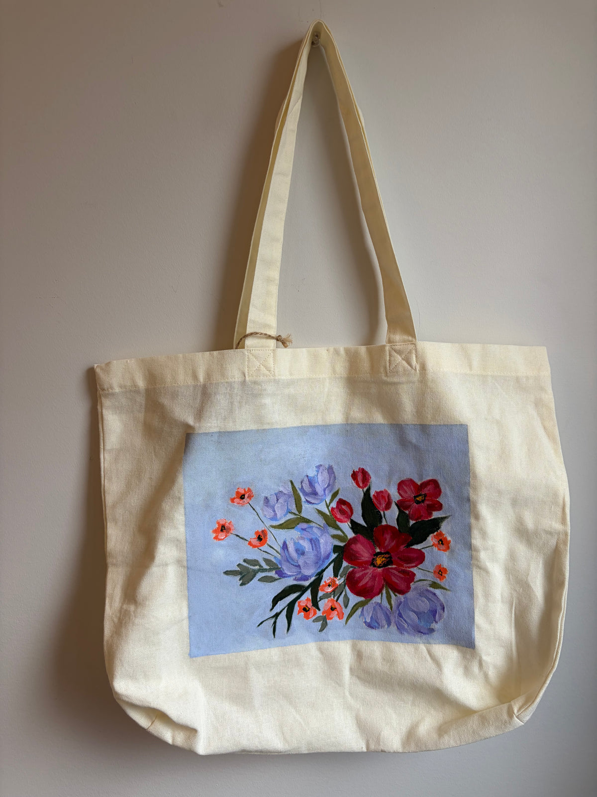 Hand-painted Book Bag