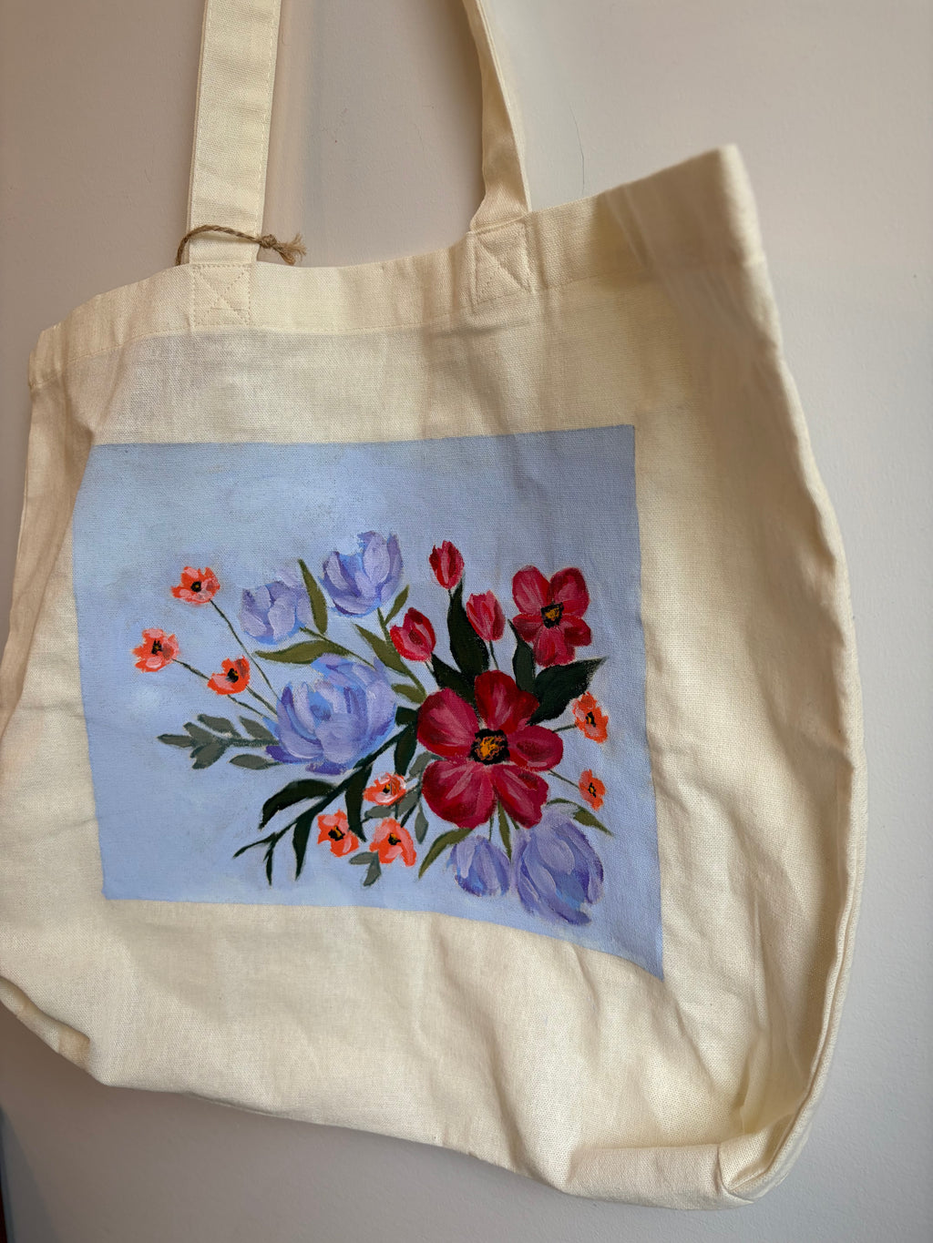 Hand-painted Book Bag