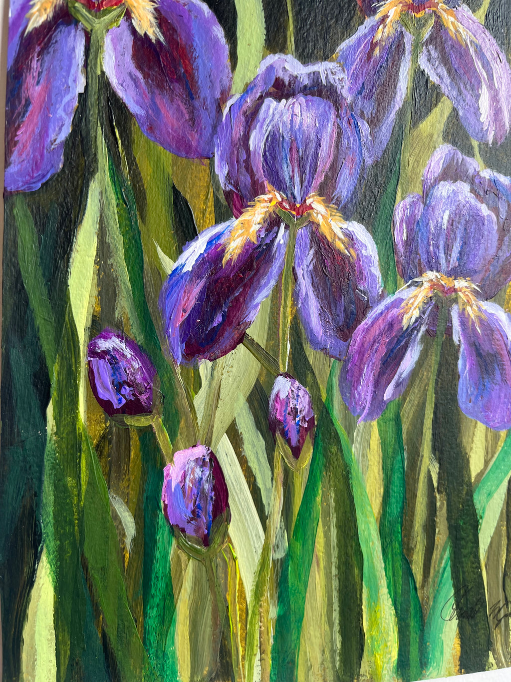 Iris ~ Original Painting