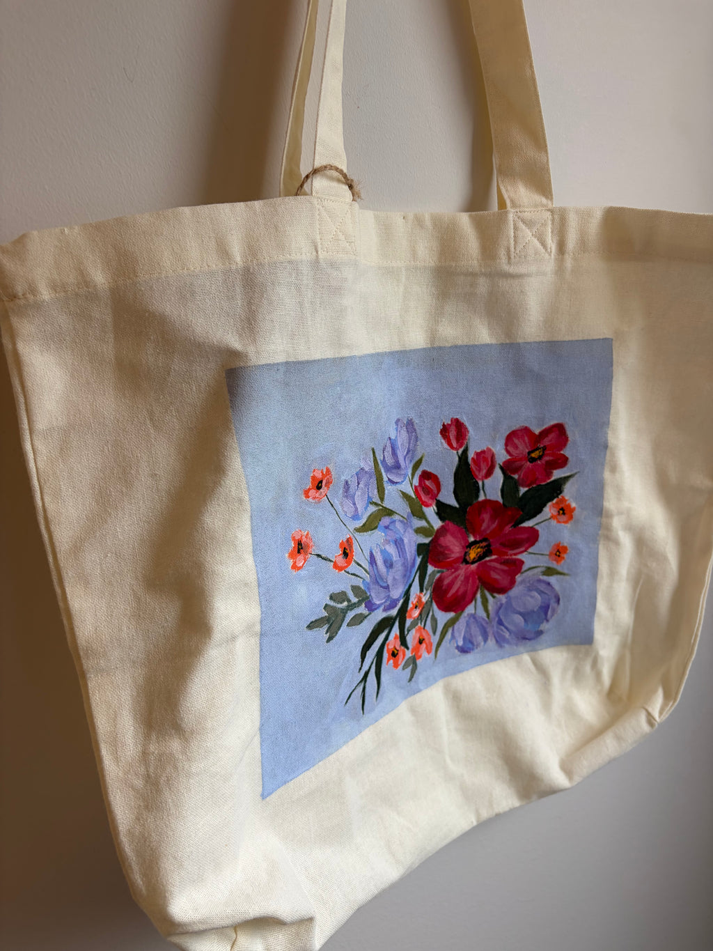 Hand-painted Book Bag
