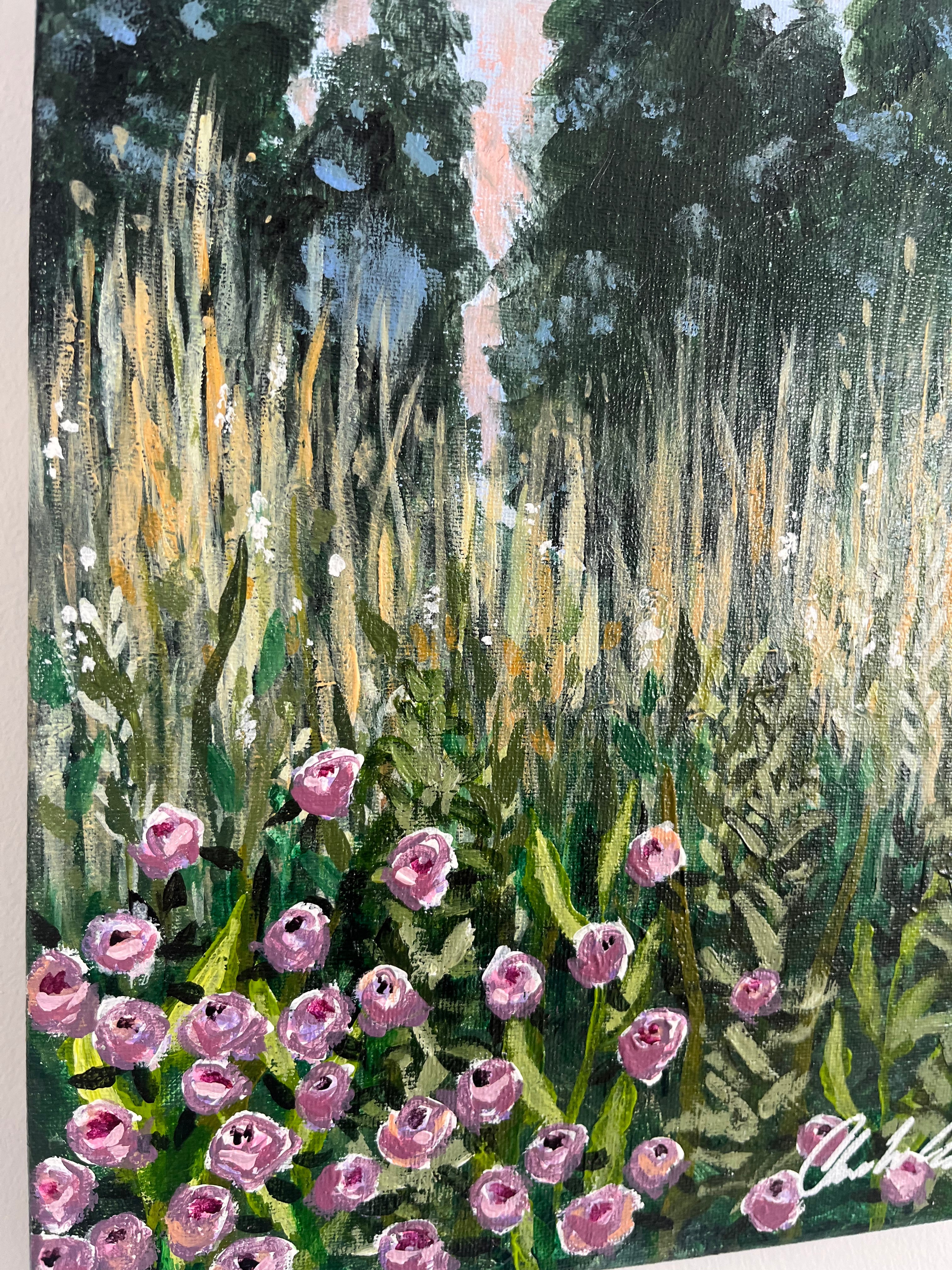 The Backyard ~Original Painting