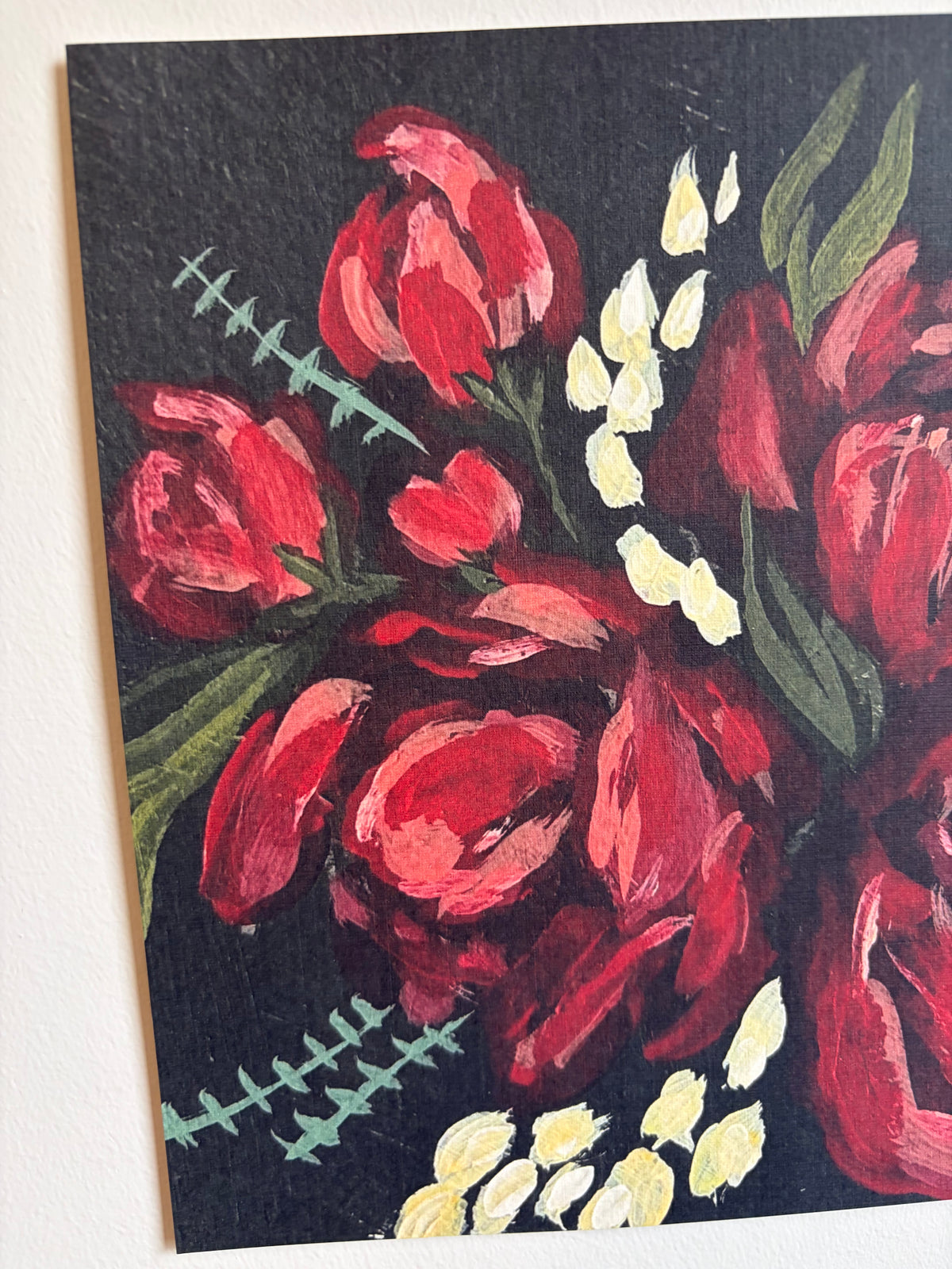 Ruby Blooms ~ Print
