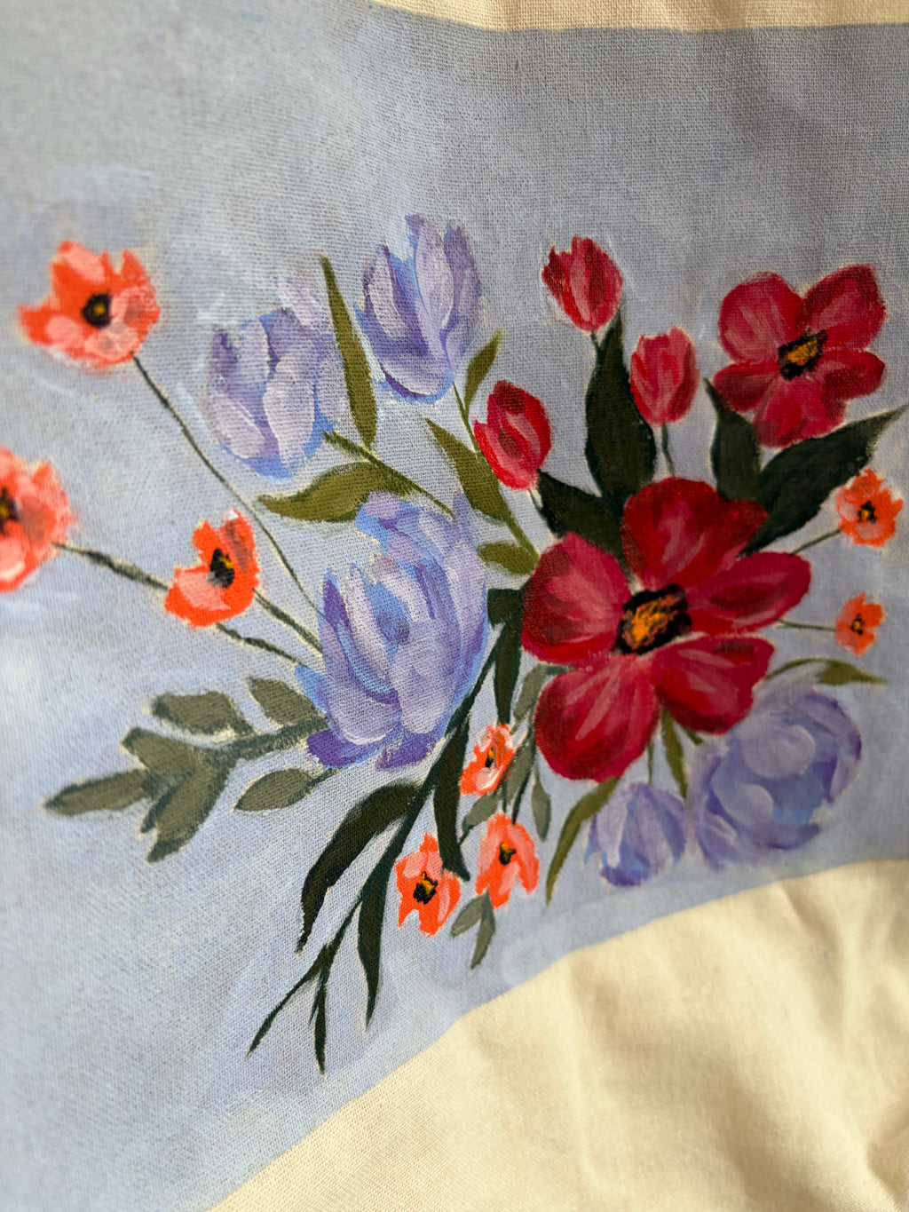 Hand-painted Book Bag