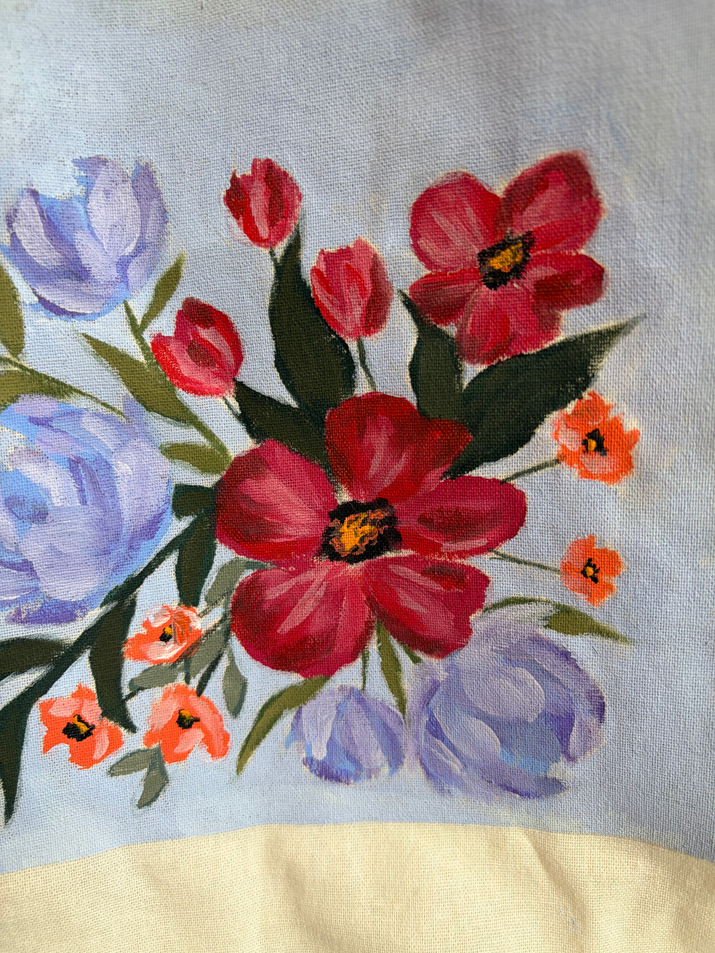 Hand-painted Book Bag