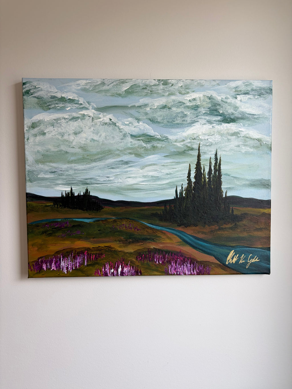 *Sold* Lupine Valley ~ Original Painting