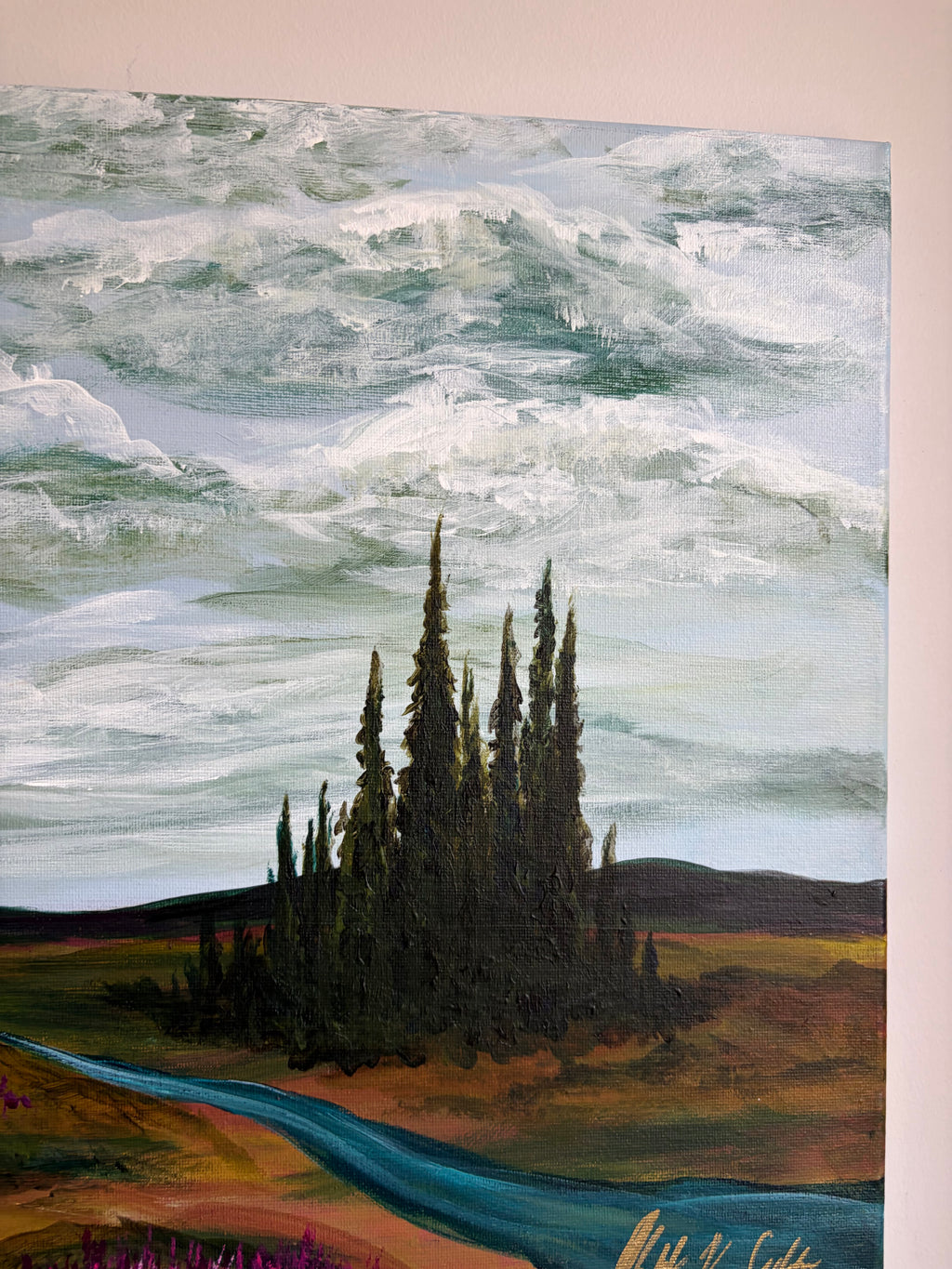 *Sold* Lupine Valley ~ Original Painting