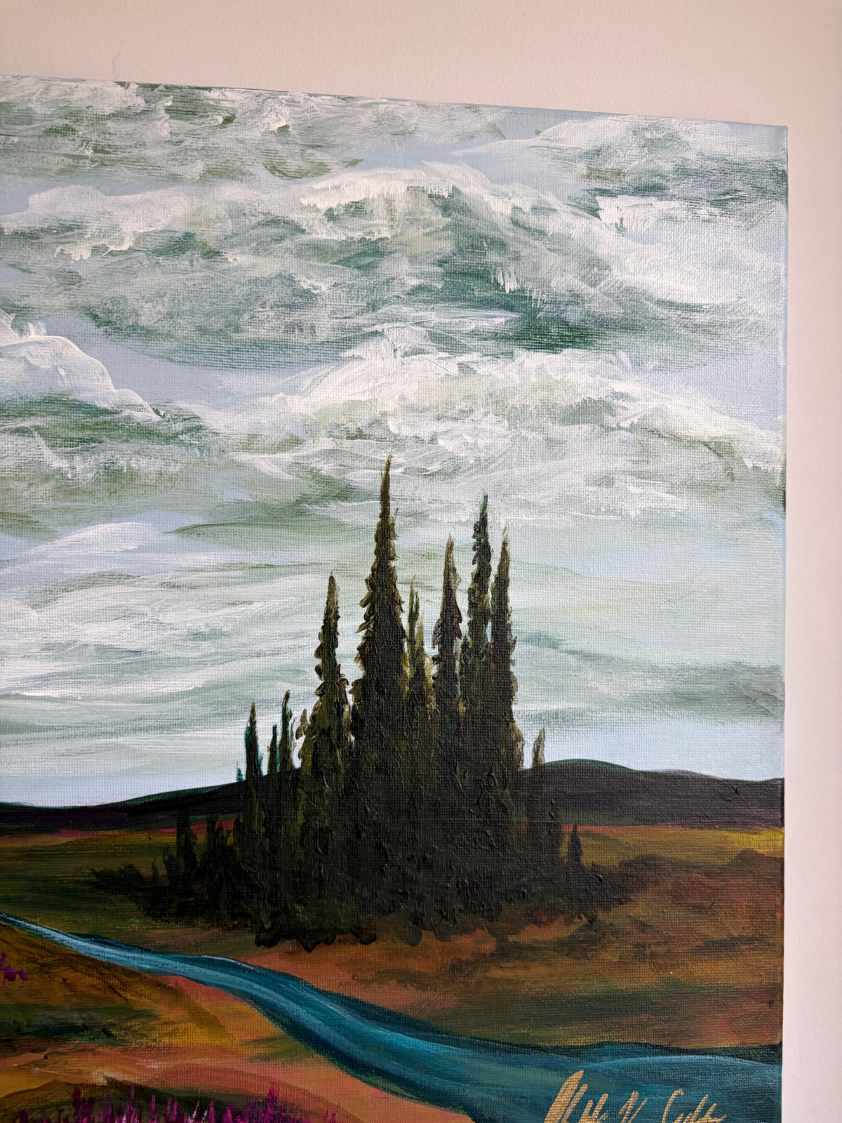 *Sold* Lupine Valley ~ Original Painting