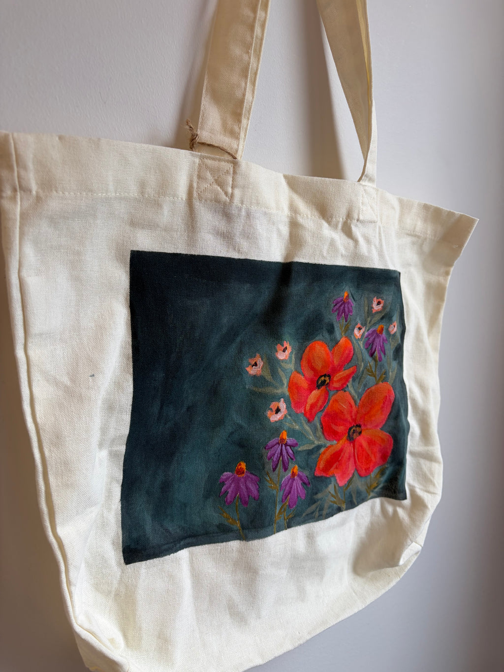 Hand-painted Book Bag