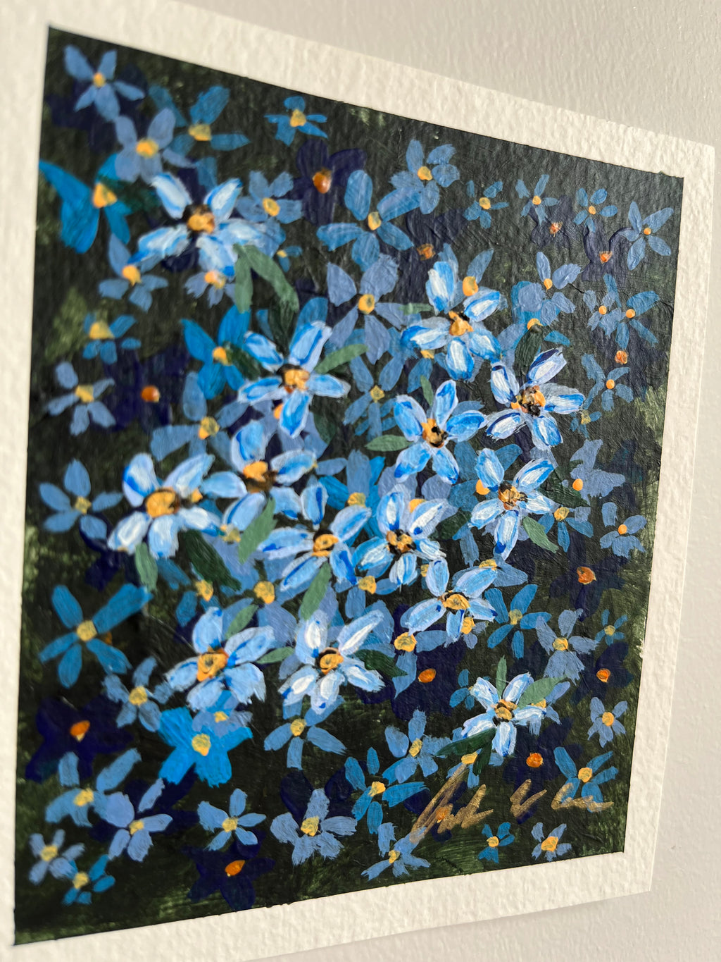 Forget me not ~ Original Painting