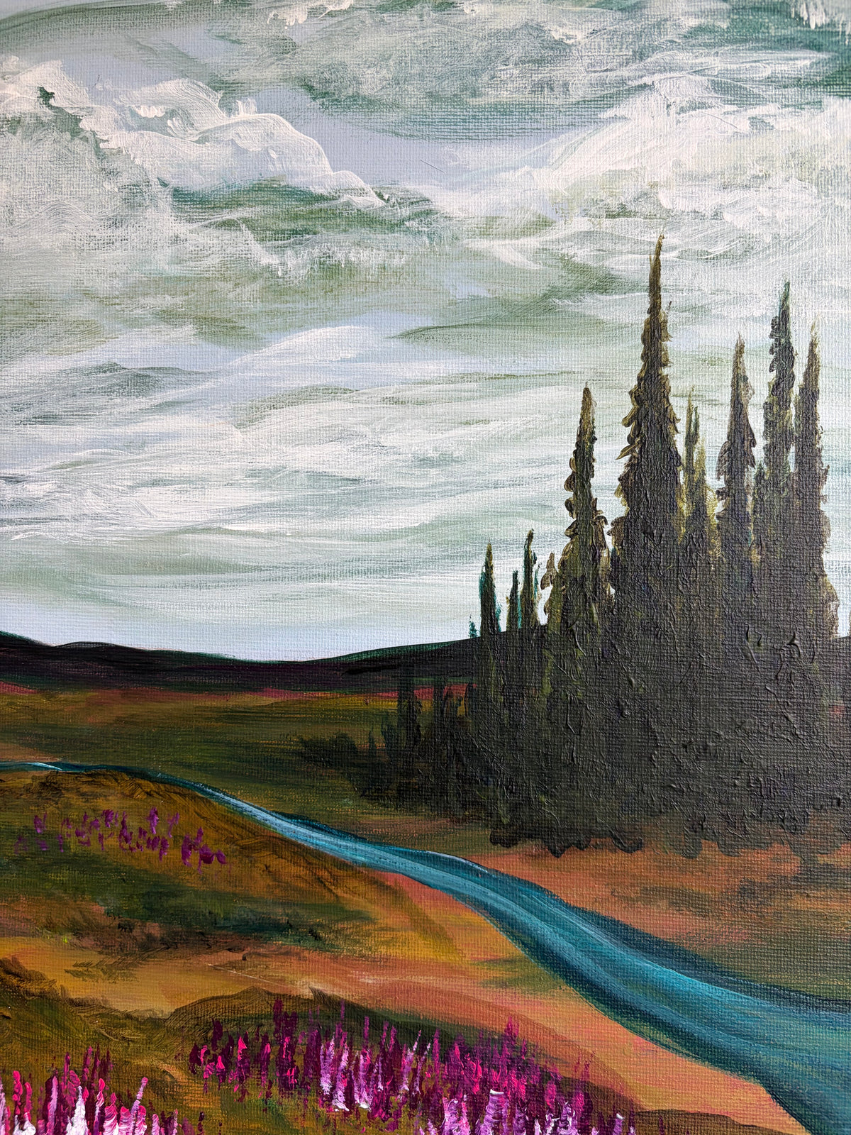 *Sold* Lupine Valley ~ Original Painting