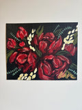 Ruby Blooms ~ Print