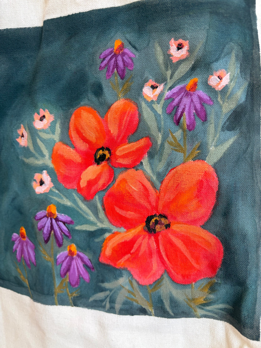 Hand-painted Book Bag