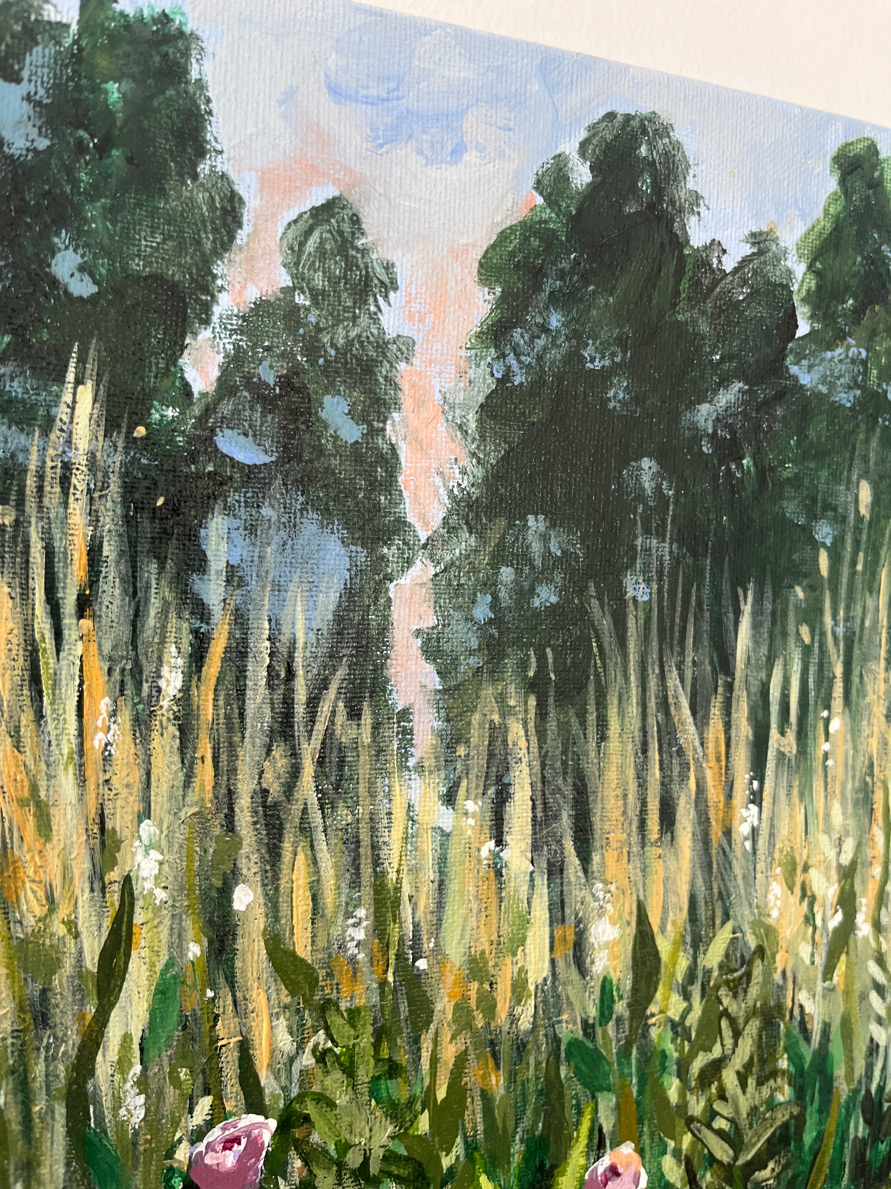 The Backyard ~Original Painting