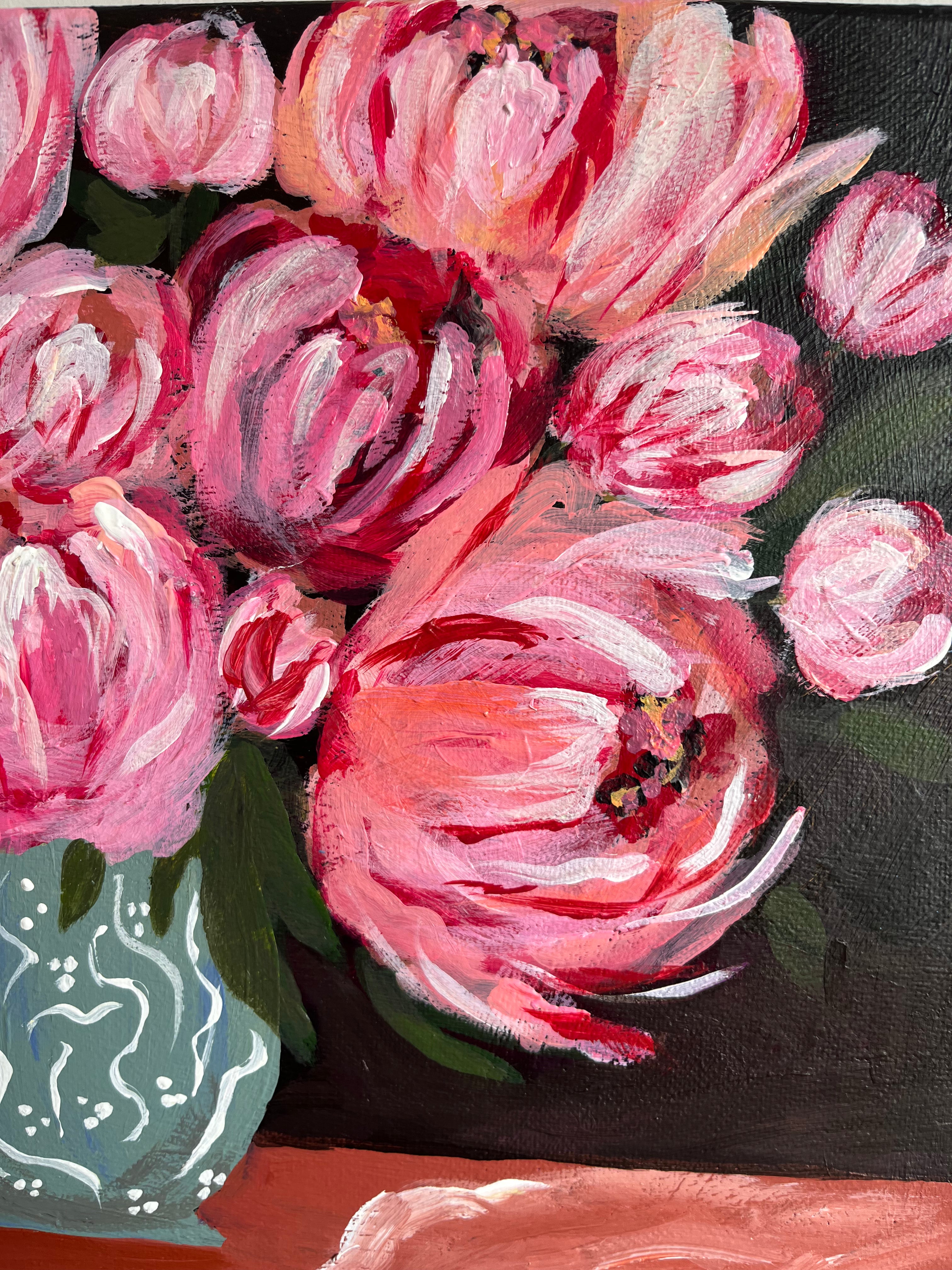 Pretty Peony ~ Original Painting