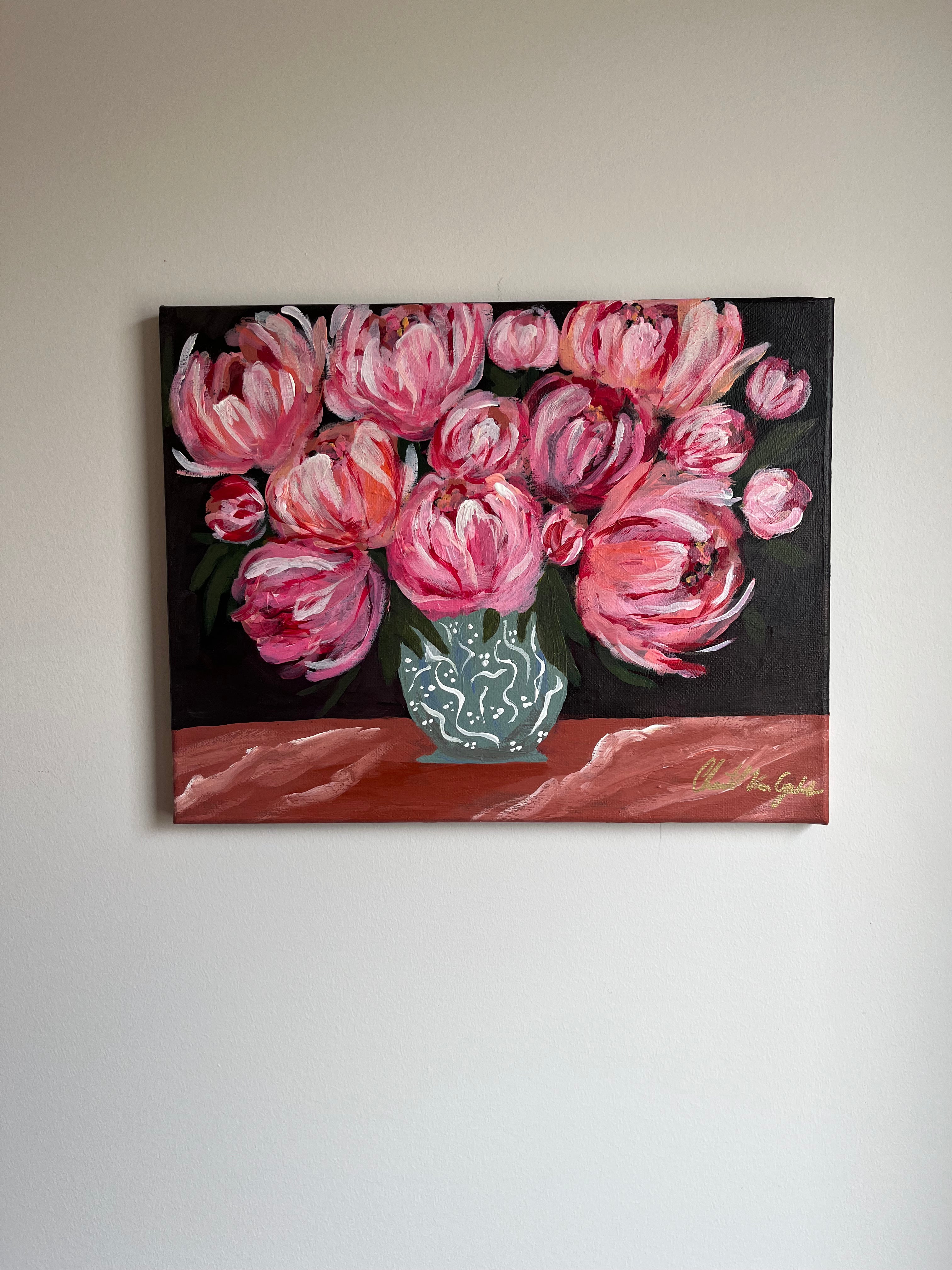 Pretty Peony ~ Original Painting
